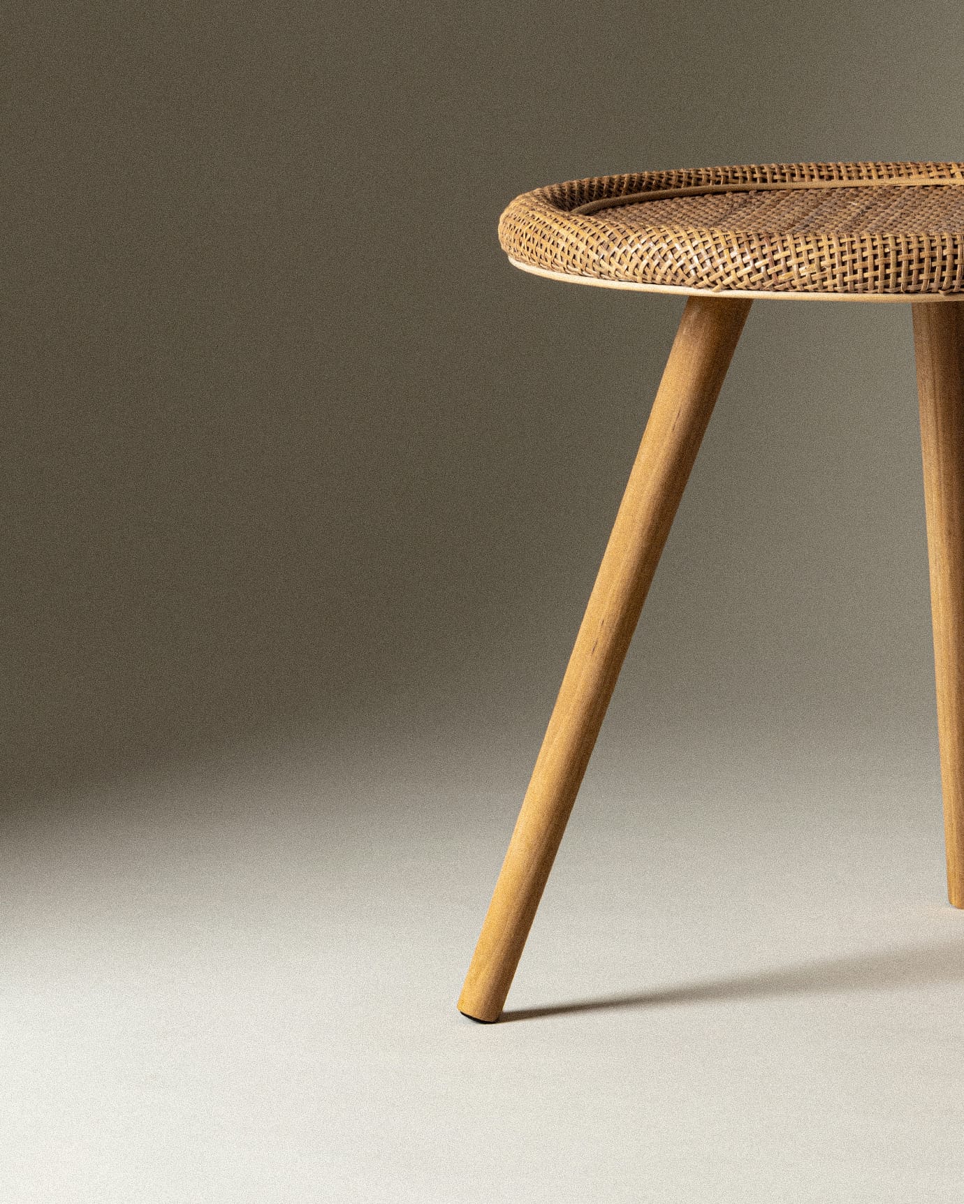Table d'appoint Estella en bois naturel