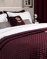 Elegant 11-Piece Royal Dinnerware Set, Burgundy
