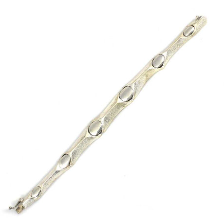 Professional 925 Sterling Silver Herringbone Bracelet
