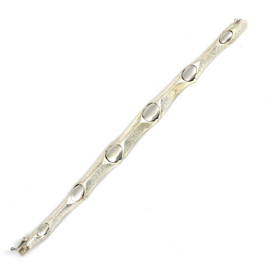 Professional 925 Sterling Silver Herringbone Bracelet