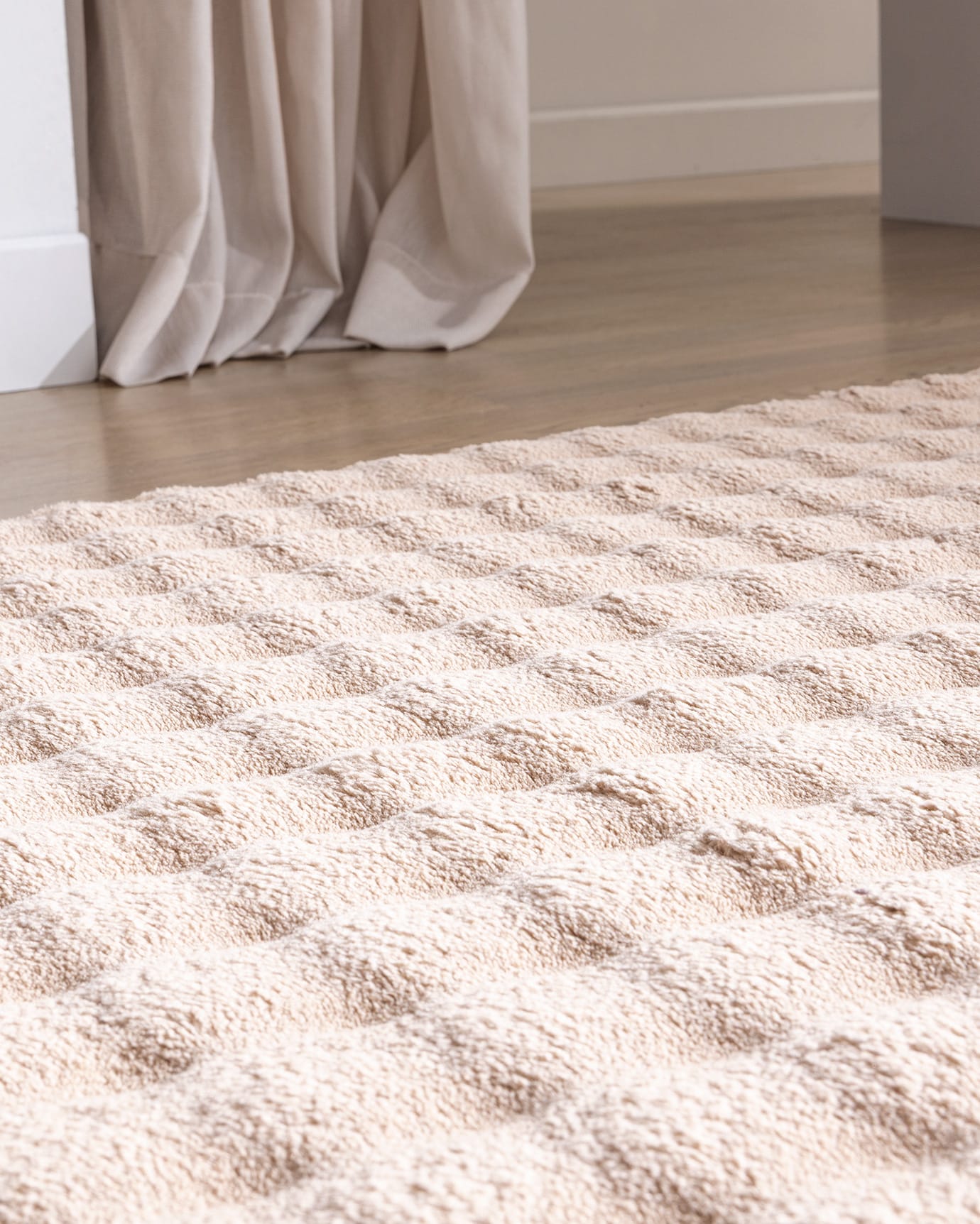 Bubble Pattern Area Rug - Modern Living Room Carpet