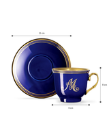 New Bone China 2-Piece Coffee Cup Set - Modern Vibrant Design