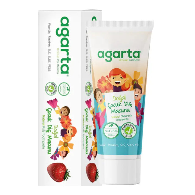 Premium Natural Strawberry Childrens Toothpaste