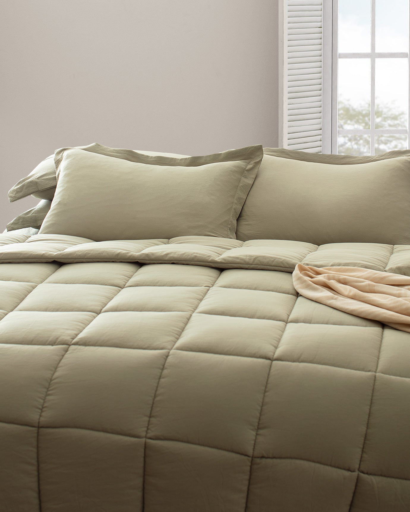 100% Polyester Double Bedding Set - Soft Comfort Collection