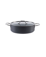 Professional Titanium Nonstick Shallow Cooking Pot - 26cm Anthracite Gray