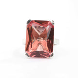 925 Sterling Silver Zultanite Ring - Elegant Rectangular Cut