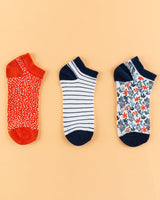 Women's 3-Pack No-Show Ankle Socks for Everyday Comfort