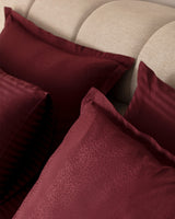 Jacquard Sateen Cotton Blend Duvet Cover Set - Auvergne Design