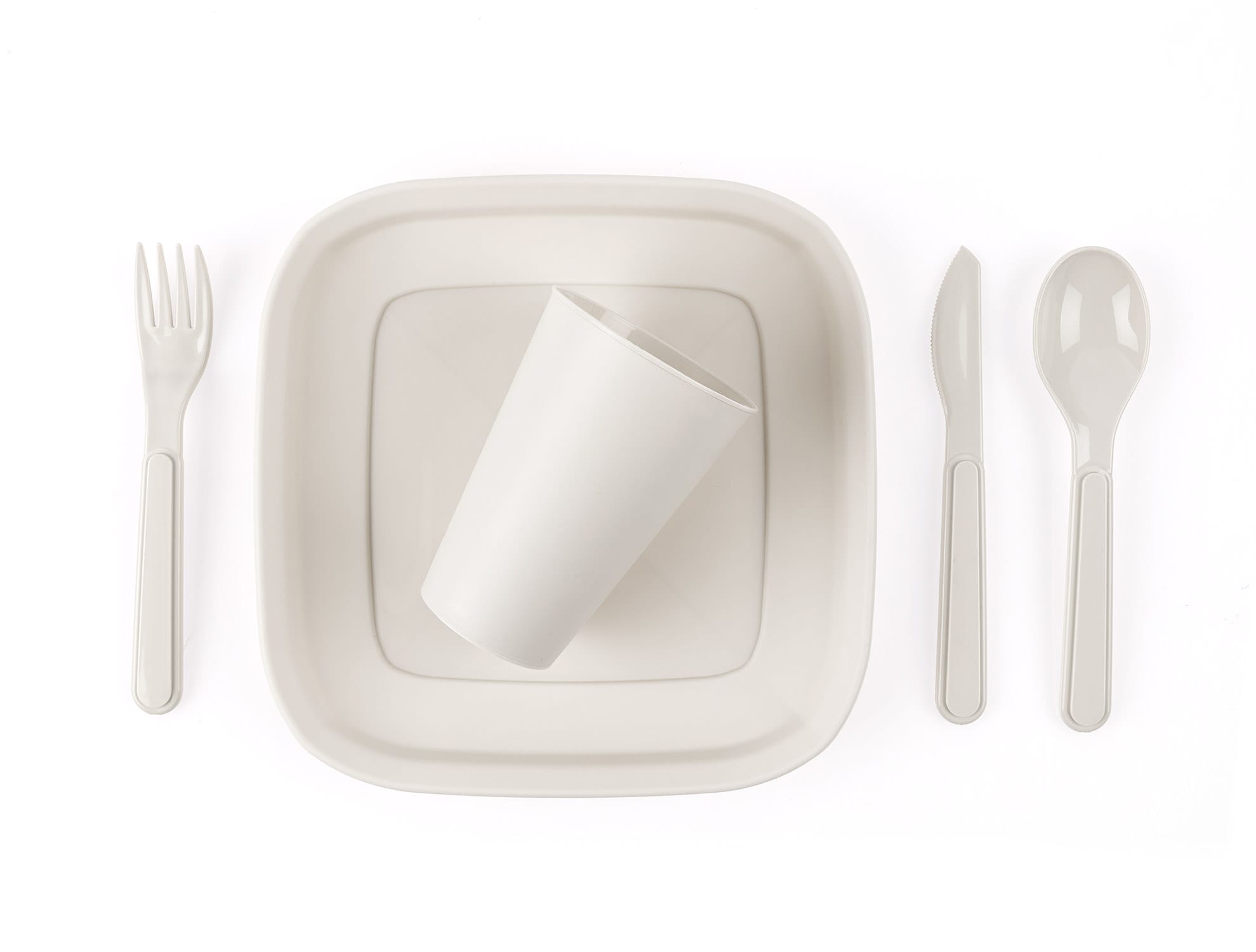 Plastic Picnic Set - Durable & Modern Outdoor Dining Essentials