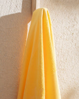 Corail 100% Cotton Beach Towel - Soft, Absorbent, Yellow
