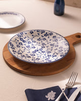 Assiette de service Ange Rêve Bleu Élégant 25 cm