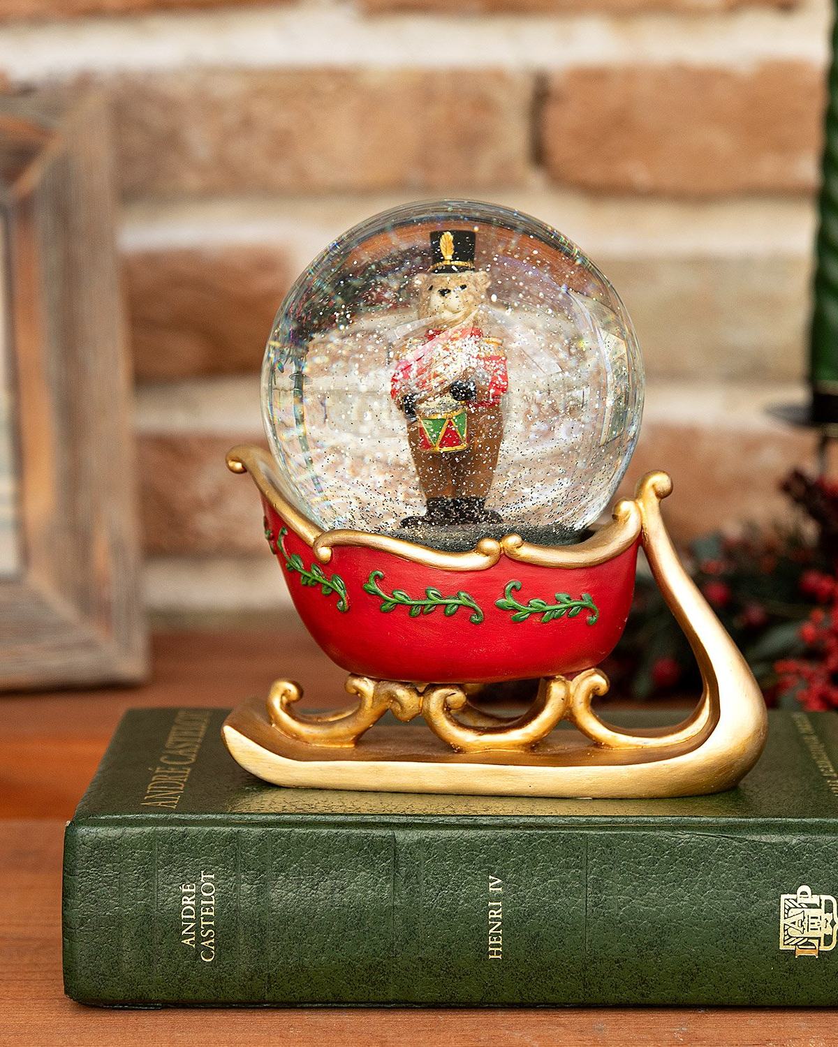 Clear Glass Decorative Sphere Orb - Modern Home Decor Accent