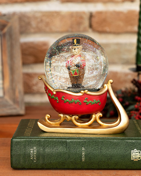 Clear Glass Decorative Sphere Orb - Modern Home Decor Accent