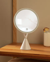 Sleek Glass LED Mirror - Adjustable Illumination for Modern Spaces