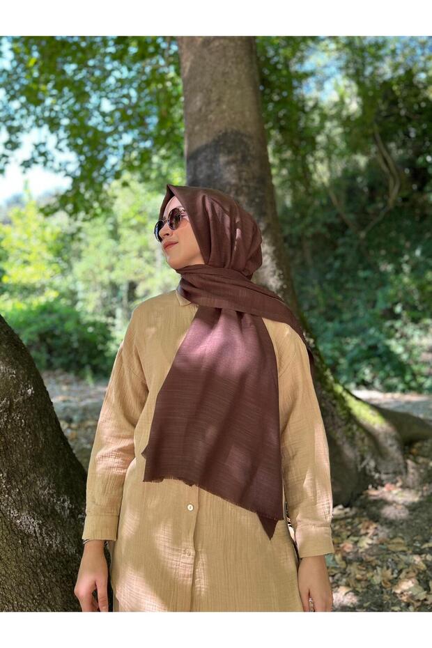 Easy - Care Flamed Shawl, Versatile Style - TryAladdin