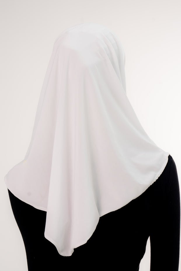 Easy - Wear Pleated Hijab Shawl Set - 2 Pieces, 50cm - TryAladdin