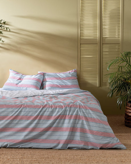 Cotton Blend King Size Duvet Set - Marc Printed Design