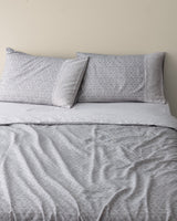 Double Size 100% Cotton Crepe Printed Duvet Cover Bedding Set