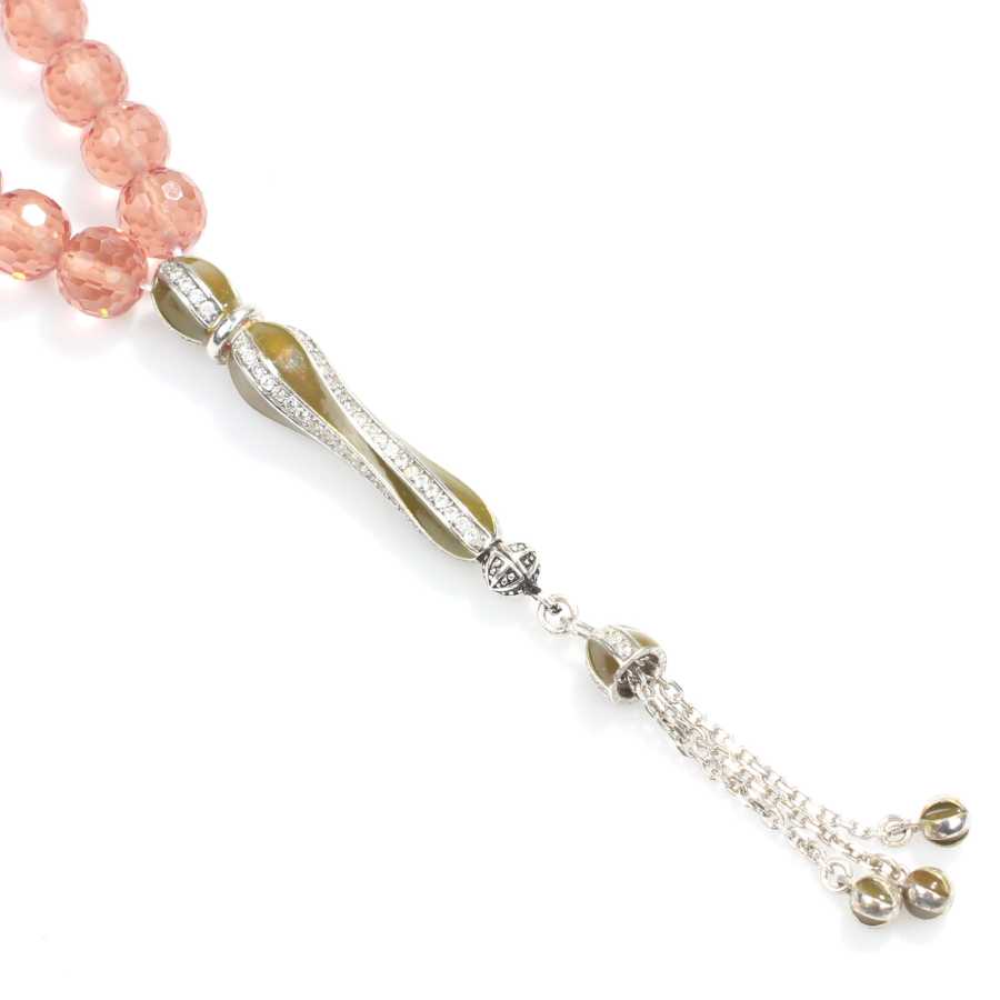 Sterling Silver Zultanite Round Facet Cut Prayer Beads - Handcrafted
