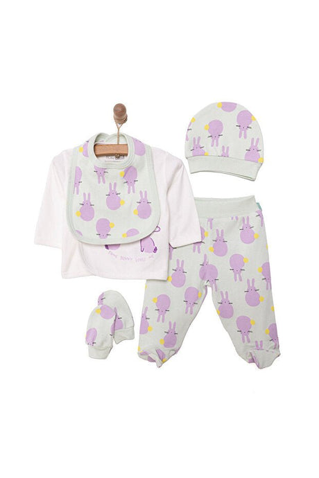 Ebebek HelloBaby Girls' 5 - Piece Hospital Welcome Newborn Set - 1 Set - TryAladdin