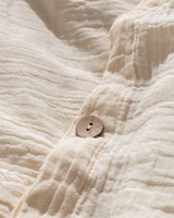 100% Cotton King Size Duvet Set - Yarn Dyed Muslin Comfort