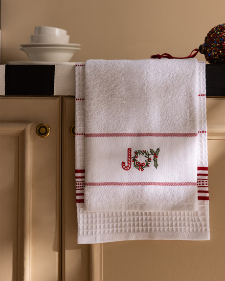 Fracas 100% Cotton Kitchen Towel Set - 2 Pack Absorbent Dish Cloths