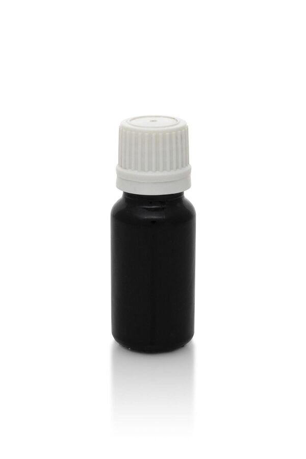 Black Glass Dropper Bottles 10ml - 3-Pack Set