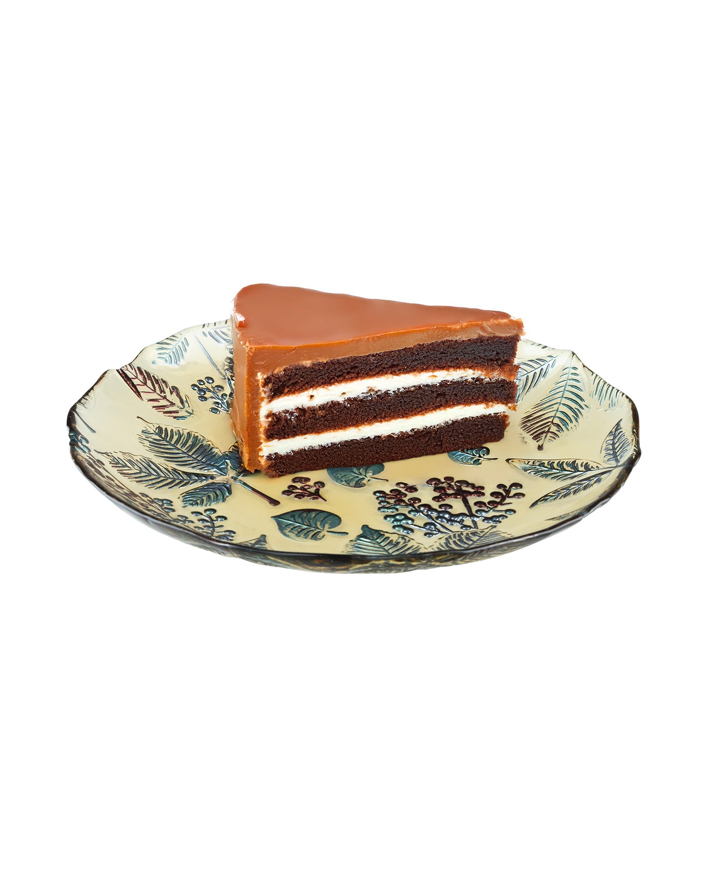 Vibrant Glass Plate - Expressive & Colorful Tableware