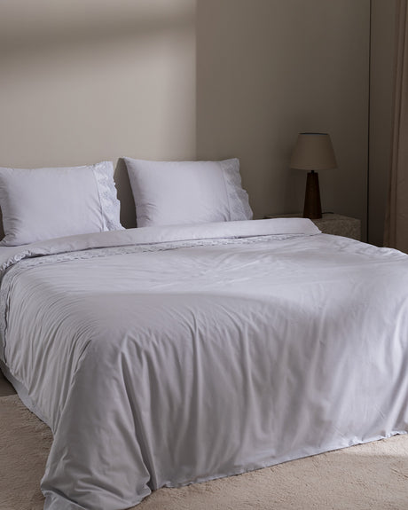 Double Size 100% Cotton Embroidered Bedding Set