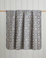 Wholesale Cotton Plaid Throw Blanket   Single Bed Comfort   Blue