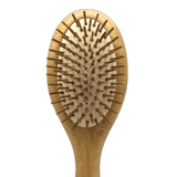 Eco - Friendly Bamboo Cushion Hair Brush for Detangling & Styling - TryAladdin