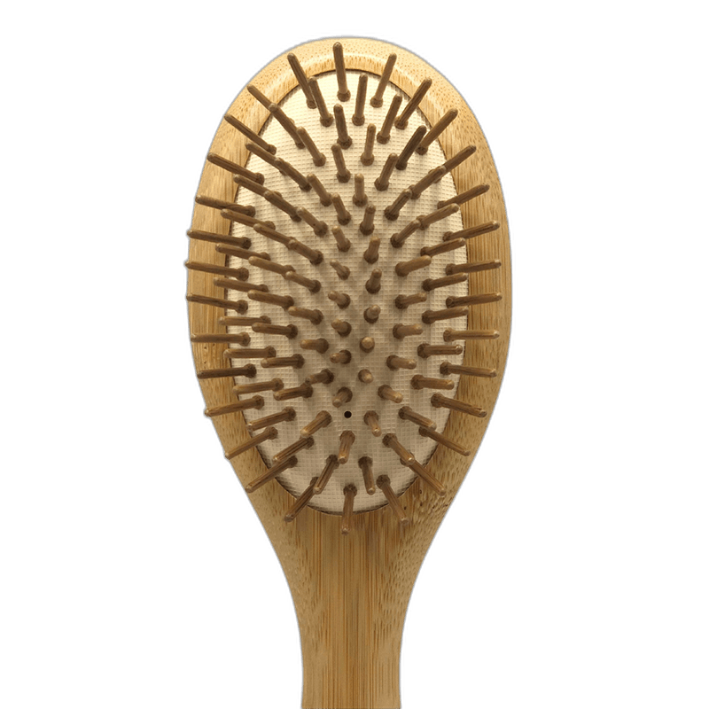 Eco - Friendly Bamboo Cushion Hair Brush for Detangling & Styling - TryAladdin