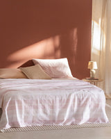 Ecocell Printed Double Size Pike Blanket - Lightweight Summer Coverlet - TryAladdin