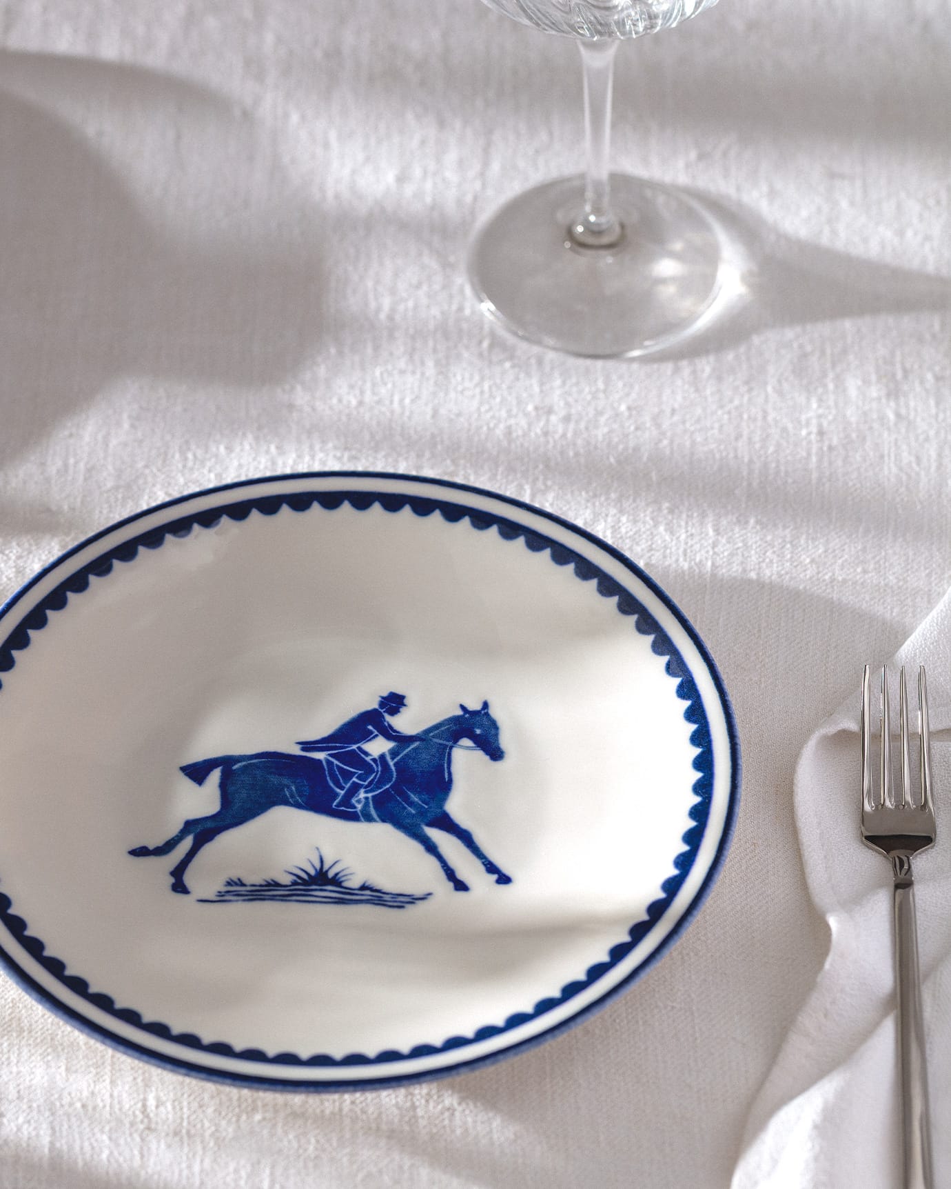 New Bone China Plate - Reve Bleu Avery Design