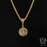Premium Sterling Silver Publius Helvius Medallion Necklace
