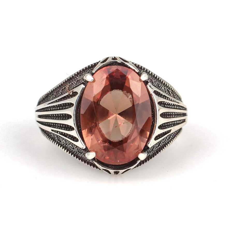 Premium 925 Sterling Silver Oval Zultanite Men Ring