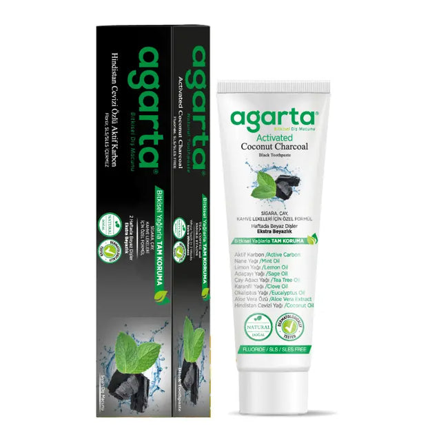 Premium Natural Coconut Extract Activated Carbon Toothpaste