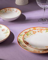 New Bone Porcelain 6-Person 24-Piece Dinner Set - Modern Elegance