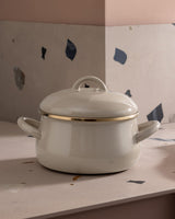 16 cm Beige Cooking Pot