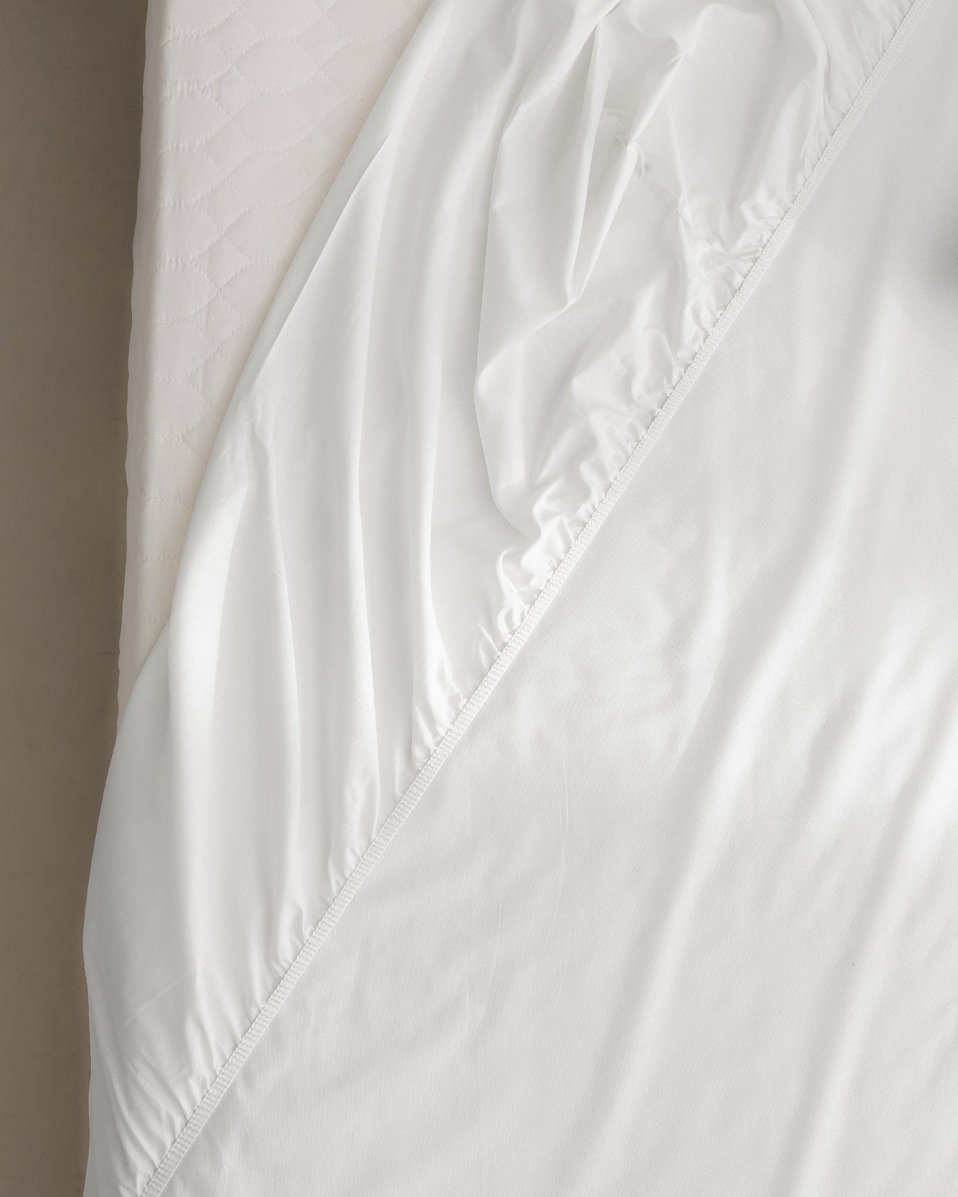 King Size 100% Cotton Ranforce Fitted Sheet - Soft & Breathable