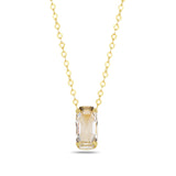 Solitaire Pendant Necklace - Elegant Brilliance