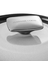 20 cm Red Deep Cooking Pot - Versatile Saucepan