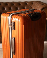 Large Terracotta Hardshell Travel Suitcase - Durable Luggage