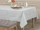 Durable Polyester Rectangular Tablecloth - Modern Dining Style