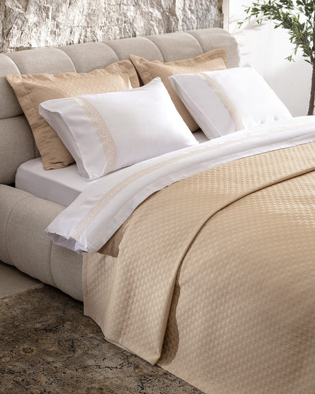 Luxurious Cotton Blend Somme 7-Piece Bridal Bedding Set