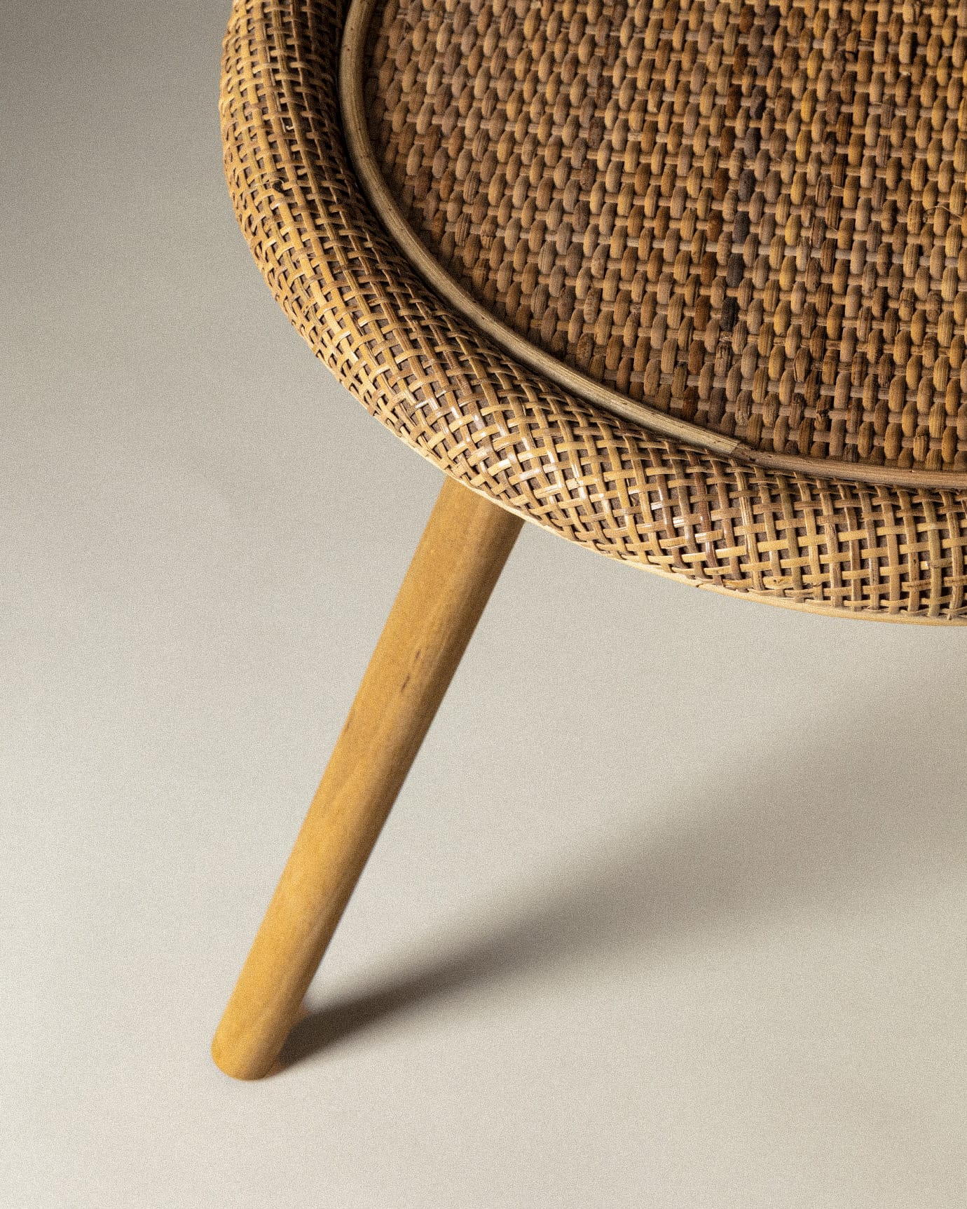 Table d'appoint Estella en bois naturel