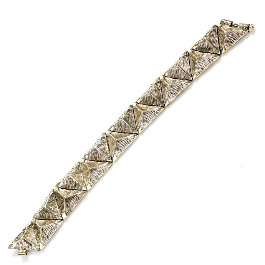 Professional 925 Sterling Silver Geometric Triangle Bracelet