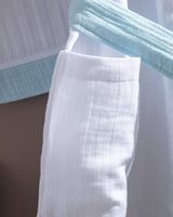 100% Cotton Muslin Bathrobe - Lightweight & Absorbent