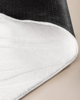 Premium Polyester Area Rug - Soft Textured Raindrop Relief Design