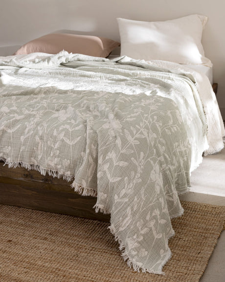 100% Cotton Double Bedspread - Fabrice Collection Comfort